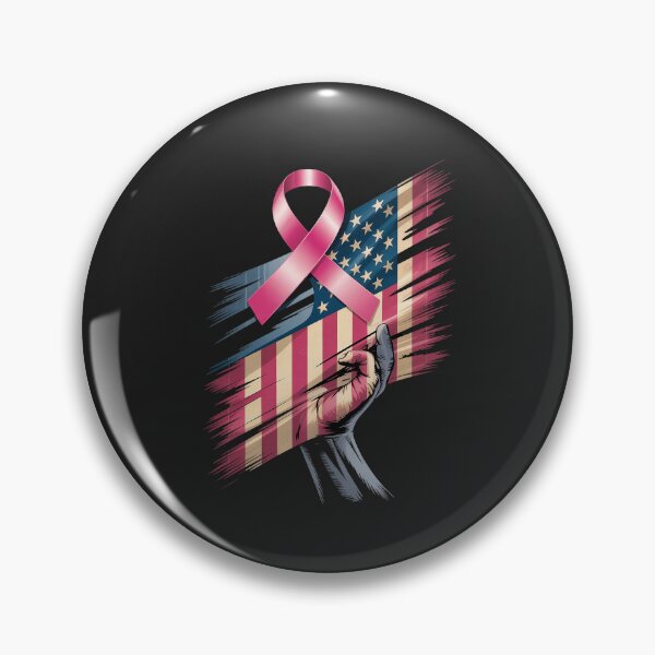 Item preview, Pink Breast Cancer Awareness American USA Flag 4th of July designed and sold by JessicaWalshdf.