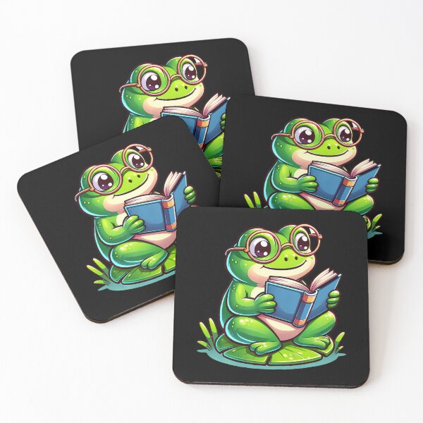 Item preview, Frog Reading A Book Animal designed and sold by RubySandy.