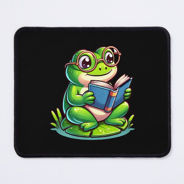 Item preview, Frog Reading A Book Animal designed and sold by RubySandy.