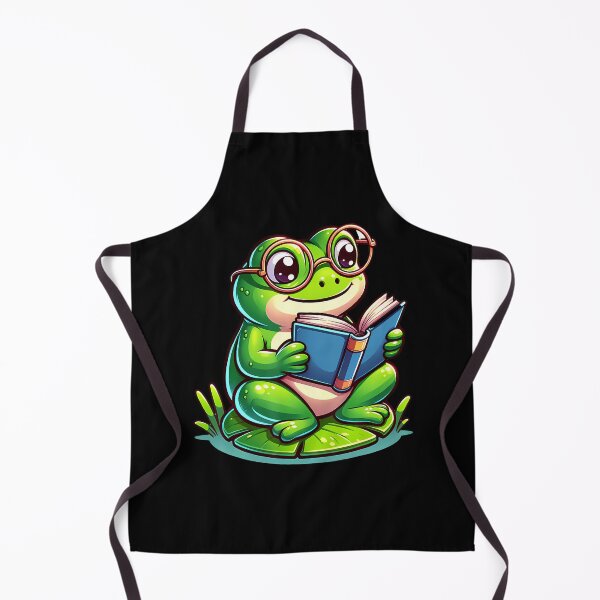 Item preview, Frog Reading A Book Animal designed and sold by RubySandy.