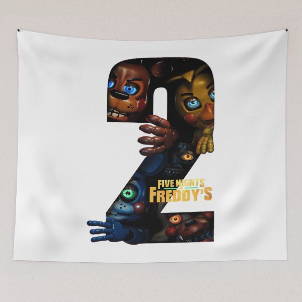 Item preview, Five Nights At Freddy's 2 Logo Game Horror designed and sold by ViolaOrn.