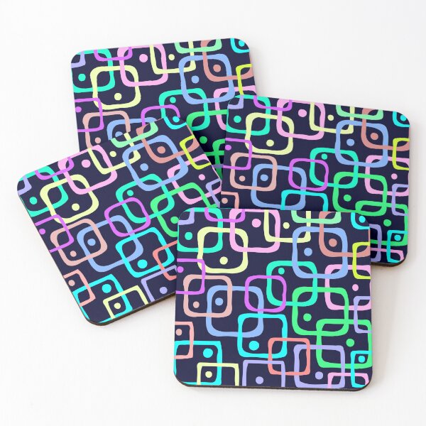 Item preview, Mysterious Paths of Squares designed and sold by MayaMaliStudio.