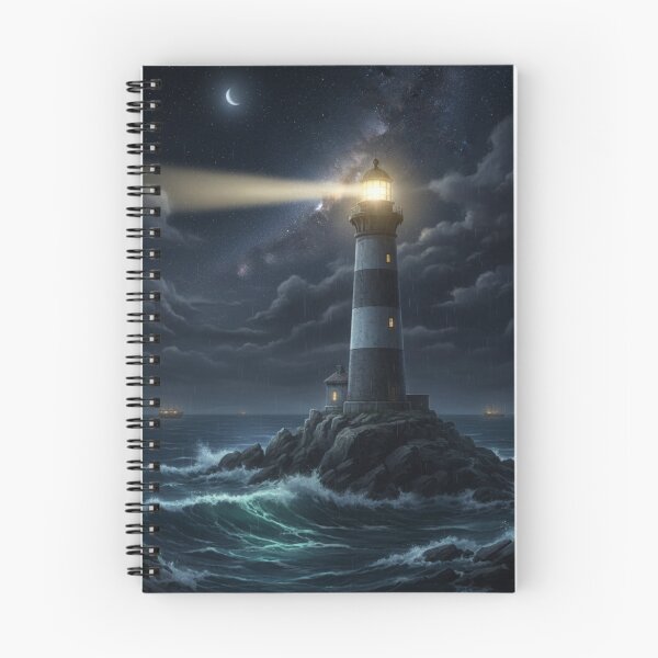 Item preview, Night Lighthouse designed and sold by Azrora.
