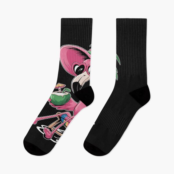 Item preview, Pink Flamingo Summer Vibes Beach Palm Tree designed and sold by JessicaWalshdf.
