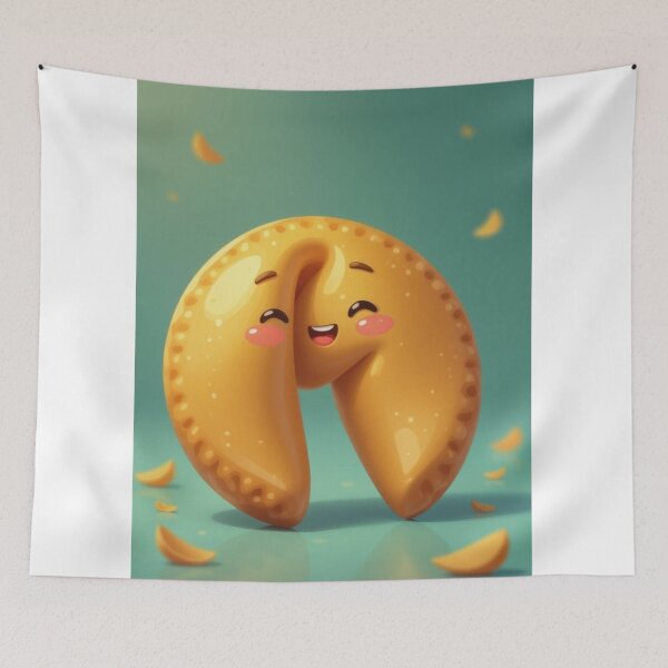 Item preview, Smiling Fortune Cookie designed and sold by ArtQueen777.