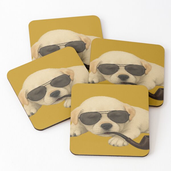 Item preview, Chill Dog with Pipe – Indian Cultural Fusion Artwork designed and sold by Urban-Wildlife.