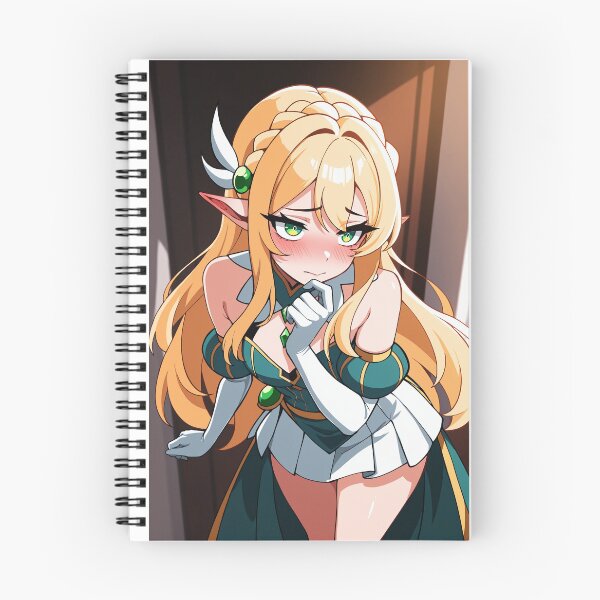 Item preview, Flustered Fantasy Elf Character: Kilika Rosequartz in Green Dress designed and sold by iloveanimechibi.