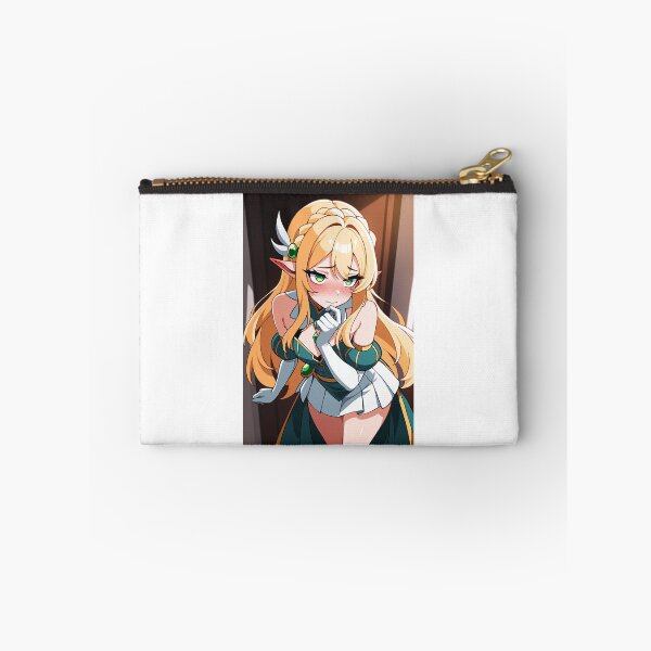 Item preview, Flustered Fantasy Elf Character: Kilika Rosequartz in Green Dress designed and sold by iloveanimechibi.