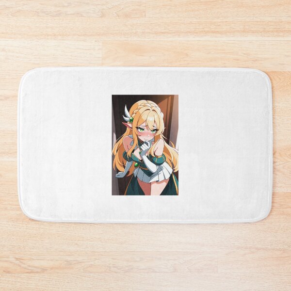 Item preview, Flustered Fantasy Elf Character: Kilika Rosequartz in Green Dress designed and sold by iloveanimechibi.