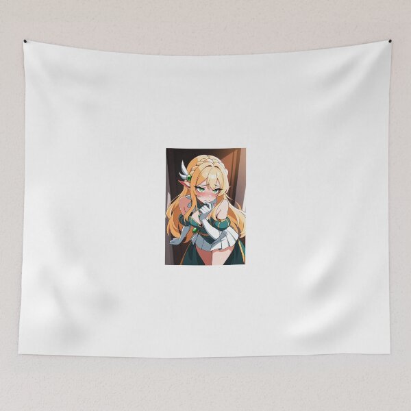 Item preview, Flustered Fantasy Elf Character: Kilika Rosequartz in Green Dress designed and sold by iloveanimechibi.