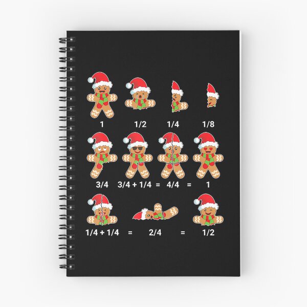 Item preview, Christmas Math Shirt Gingerbread Cookie Fraction Math designed and sold by RubySandy.