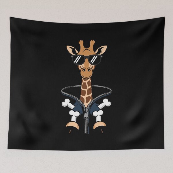 Item preview, Cute Giraffe Inside Me Zipper  Peeking Safari Animal designed and sold by GasVille.