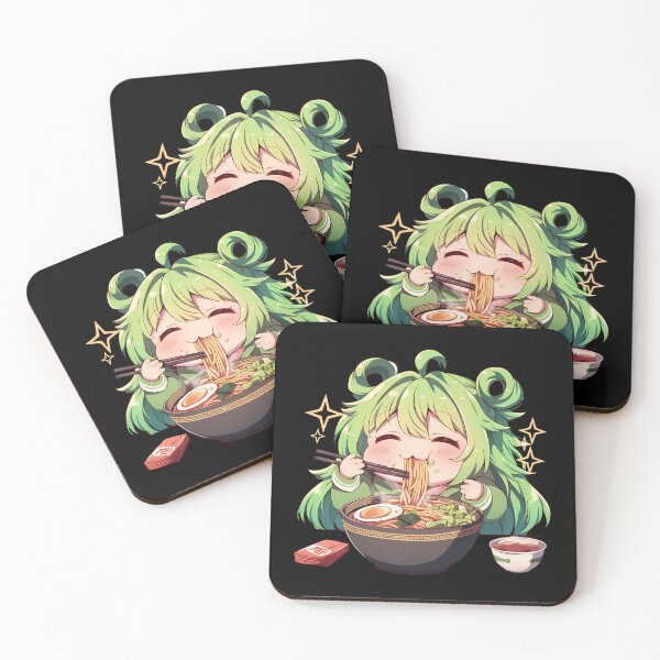 Item preview, Alina Gray Magia Record Anime Girl Kawaii Ramen Green Chibi Noodles Bowl designed and sold by Raslbazola.