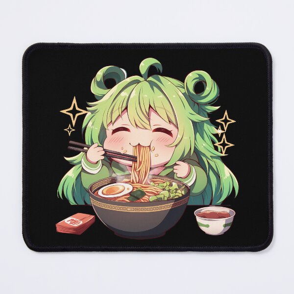 Item preview, Alina Gray Magia Record Anime Girl Kawaii Ramen Green Chibi Noodles Bowl designed and sold by Raslbazola.