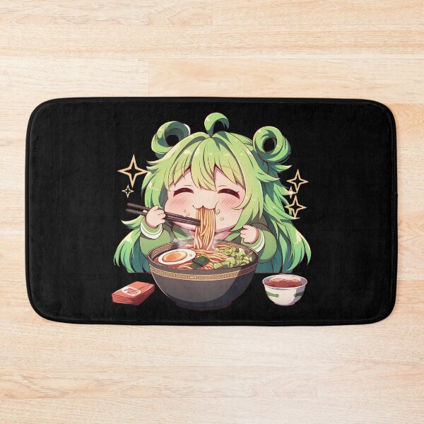 Item preview, Alina Gray Magia Record Anime Girl Kawaii Ramen Green Chibi Noodles Bowl designed and sold by Raslbazola.