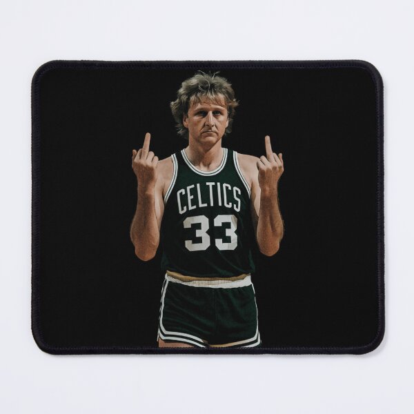 Item preview, Larry Bird MIDDLE FINGER Retro 90s Meme Basketball Player designed and sold by ViolaOrn.