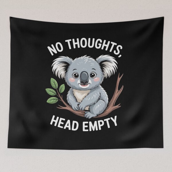 Item preview, Internet Meme Smooth Brain Gang No Thoughts Head Empty Koala designed and sold by TiredPack.
