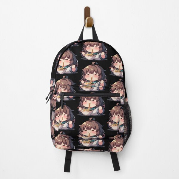 Item preview, Kancolle Fubuki Kantai Collection Anime Girl Kawaii Ramen Blue Chibi Sailor Noodles designed and sold by Raslbazola.