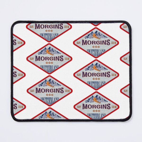 Item preview, Morgins, Switzerland, Vintage skiing badge design designed and sold by Wanderful-roads.