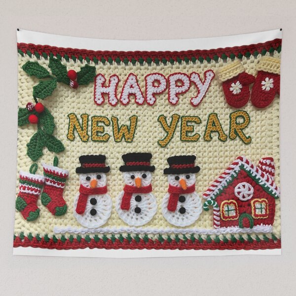 Item preview, Crocheted Holiday Mat designed and sold by newvisionart191.