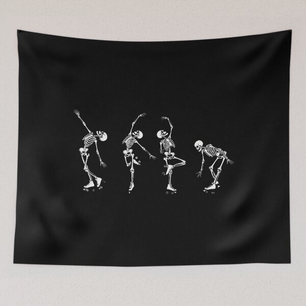 Item preview, Skeletons Dance On Roller Skates Skate Roller Derby designed and sold by RubySandy.