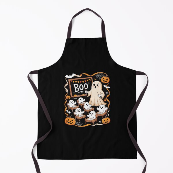 Item preview, Cute Halloween Ghost Teacher Teaching Students in Classroom designed and sold by GasVille.