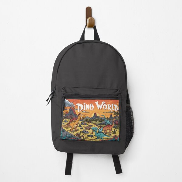 Item preview, Cartoon Dinosaurs in Prehistoric Landscape with Volcanoes designed and sold by khdooja93.