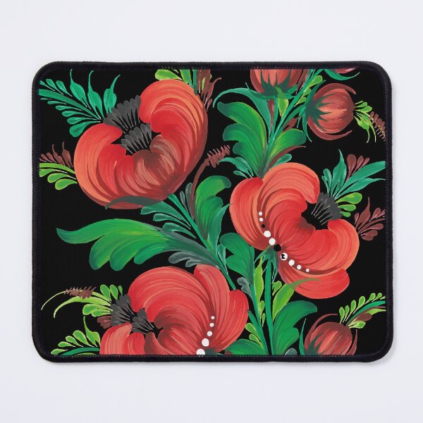 Item preview, Red flowers designed and sold by MALVA UA.