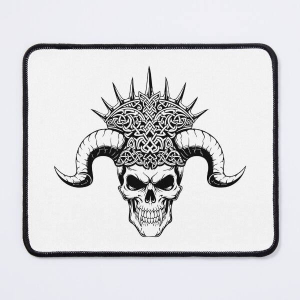 Item preview, Dark Skull with Ram Horns designed and sold by AnnArtshock.