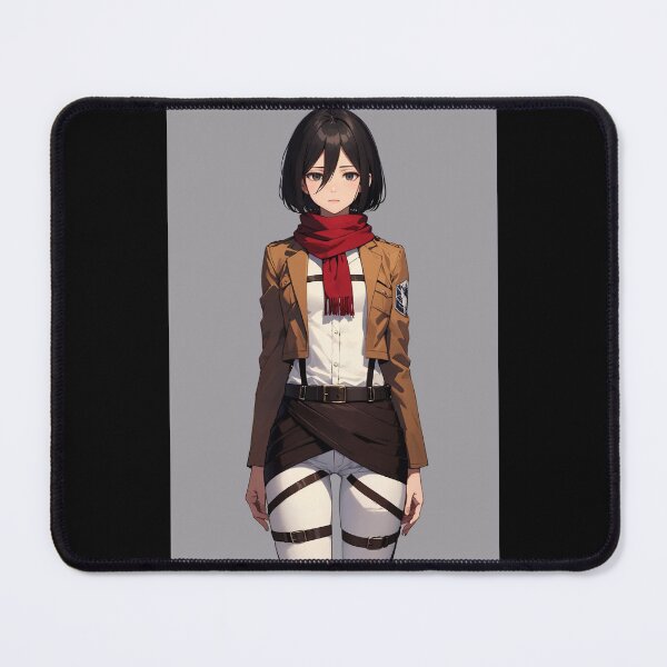 Item preview, Elite Survey Corps Anime Portrait: Mikasa Ackerman in Uniform designed and sold by iloveanimechibi.
