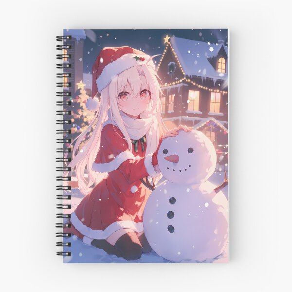 Item preview, Illyasviel von Einzbern Fate Stay Night Christmas Snow Man Winter Holiday Anime Girl designed and sold by Raslbazola.
