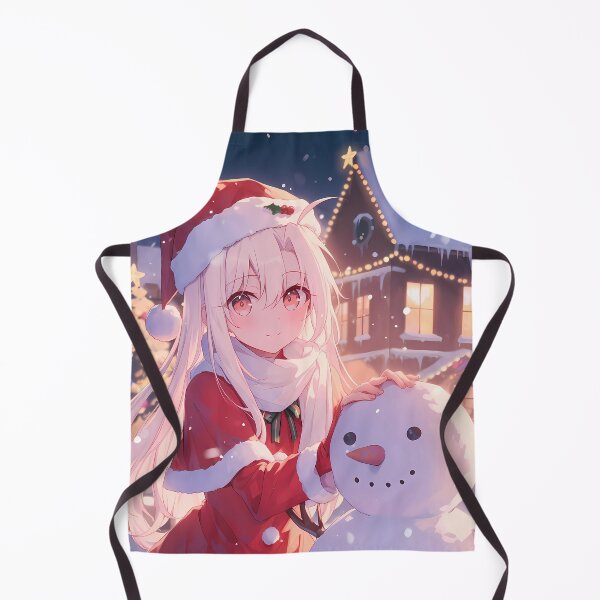Item preview, Illyasviel von Einzbern Fate Stay Night Christmas Snow Man Winter Holiday Anime Girl designed and sold by Raslbazola.