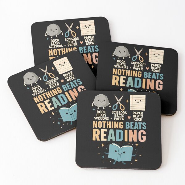 Aperçu de l'œuvre T-shirt Booktrovert Rien de mieux que la lecture Pierre Feuille Ciseaux créée et vendue par RubySandy.