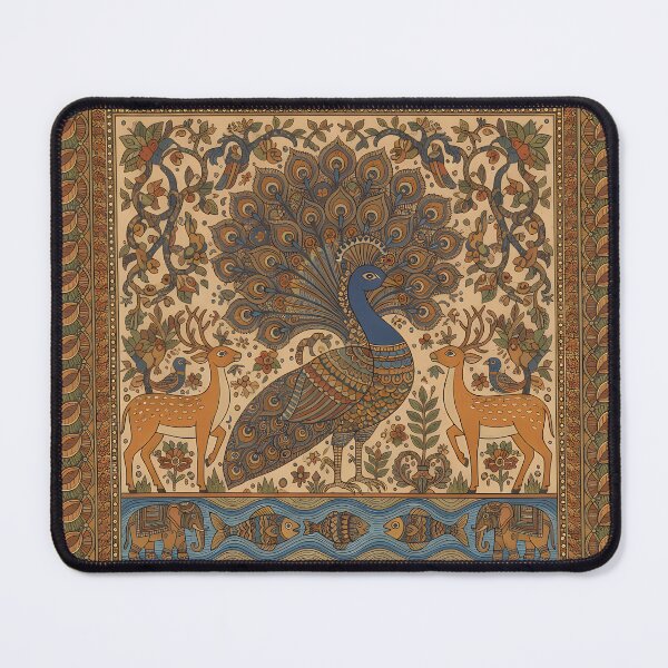 Item preview, “Majestic Peacock in Forest Harmony” designed and sold by digisetumedia.
