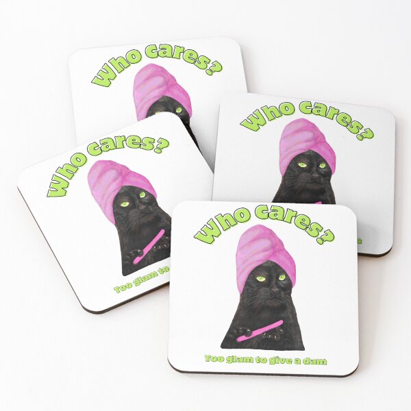 Item preview, Who Cares? Sassy Black Cat  designed and sold by Emeearts.
