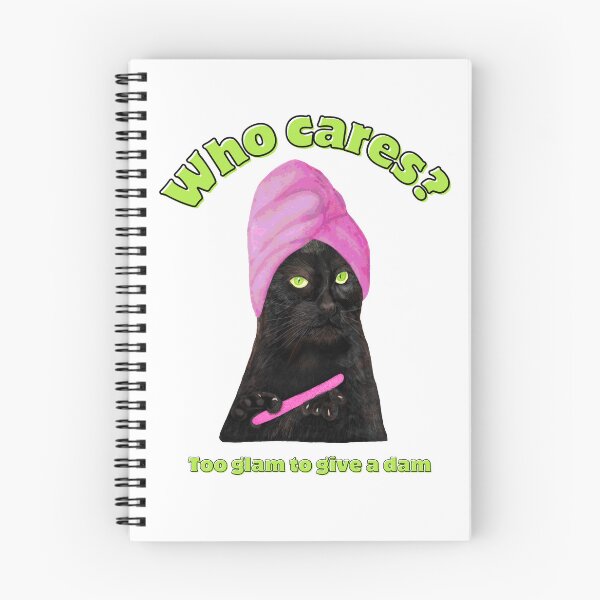 Item preview, Who Cares? Sassy Black Cat  designed and sold by Emeearts.