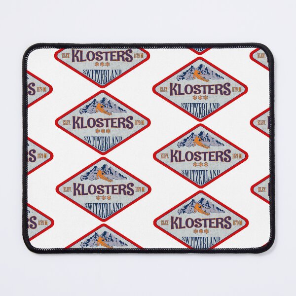 Item preview, Klosters, Switzerland, Vintage skiing badge design designed and sold by Wanderful-roads.