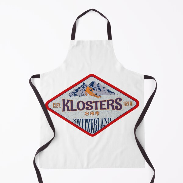 Item preview, Klosters, Switzerland, Vintage skiing badge design designed and sold by Wanderful-roads.