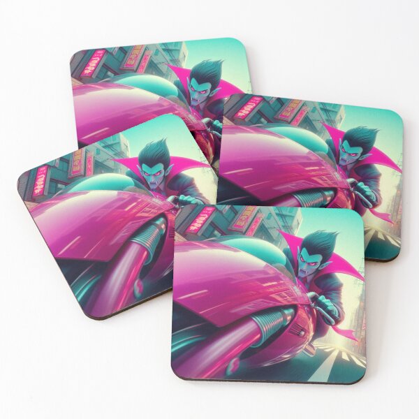 Item preview, “Draculabyte Drift: Fang & Flash in the Neon Vein” designed and sold by Print Fiction.