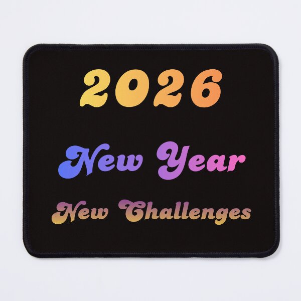 Item preview, "2026 NEW YEAR NEW CHALLENGES" Welcome the coming year in unique style! designed and sold by Nikoverse.