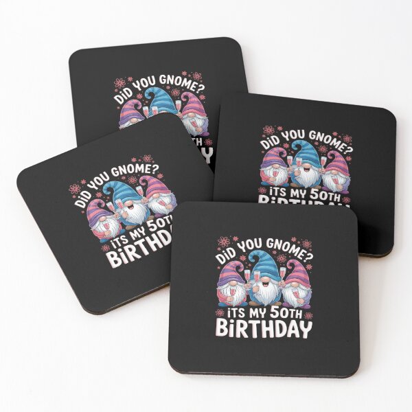 Item preview, Did You Gnome Its My 50Th Birthday designed and sold by RayhendersonArt.