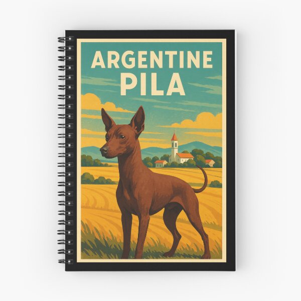 Item preview, Argentine Pila Dog Illustration designed and sold by Flying Doggo.