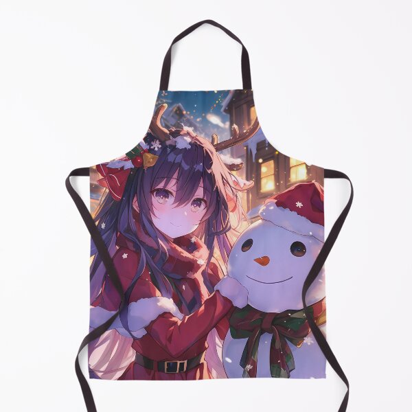 Item preview, Tohka Yatogami Date A Live Christmas Snow Man Winter Festive Holiday Warm Anime Girl designed and sold by Raslbazola.