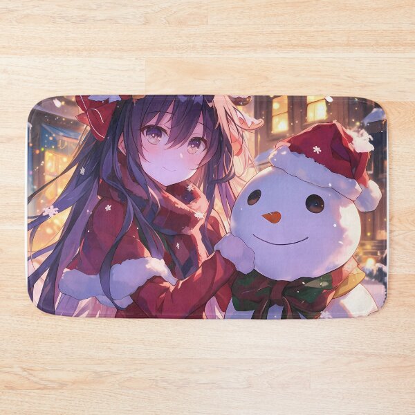 Item preview, Tohka Yatogami Date A Live Christmas Snow Man Winter Festive Holiday Warm Anime Girl designed and sold by Raslbazola.