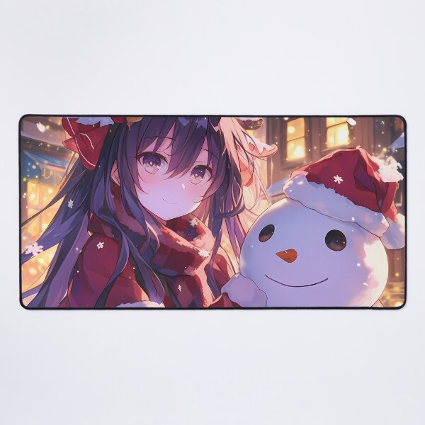 Item preview, Tohka Yatogami Date A Live Christmas Snow Man Winter Festive Holiday Warm Anime Girl designed and sold by Raslbazola.