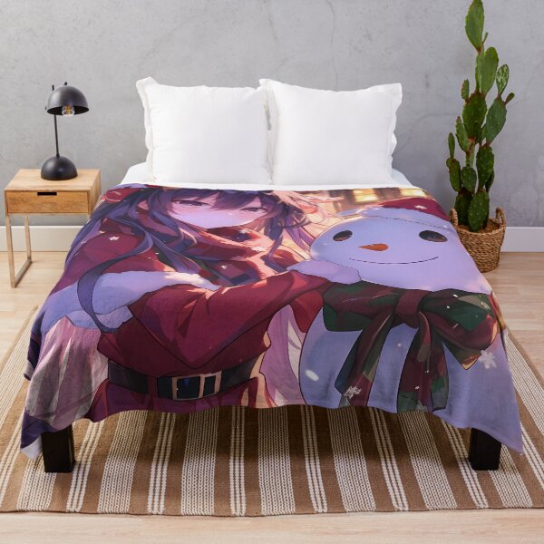 Item preview, Tohka Yatogami Date A Live Christmas Snow Man Winter Festive Holiday Warm Anime Girl designed and sold by Raslbazola.