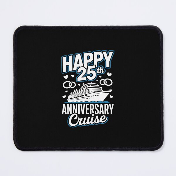 Item preview, Happy 25th Anniversary Cruise Wedding 25 Years Old Couples designed and sold by HollyBellArtSte.