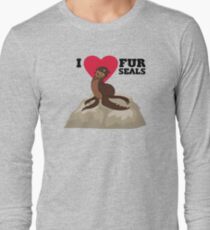 Liebe Pelzrobben Langarmshirt