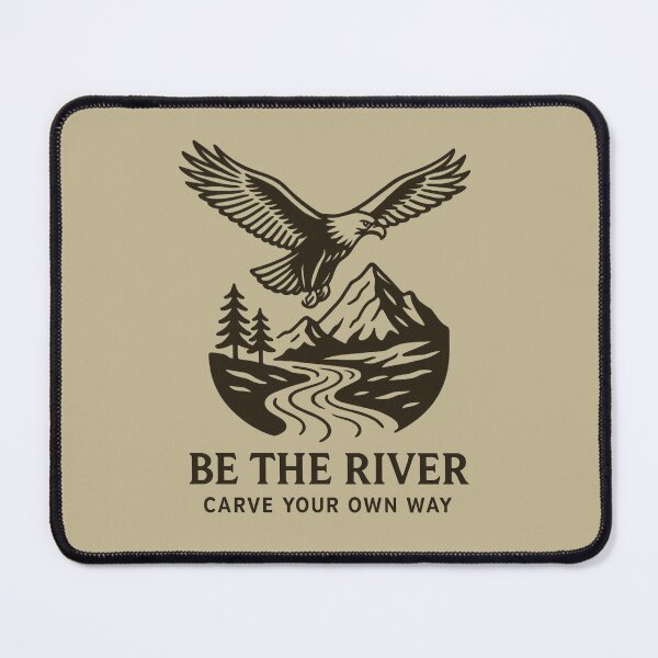 Item preview, Be the River – Eagle Outdoor Adventure Design designed and sold by IsyLaneDesign.