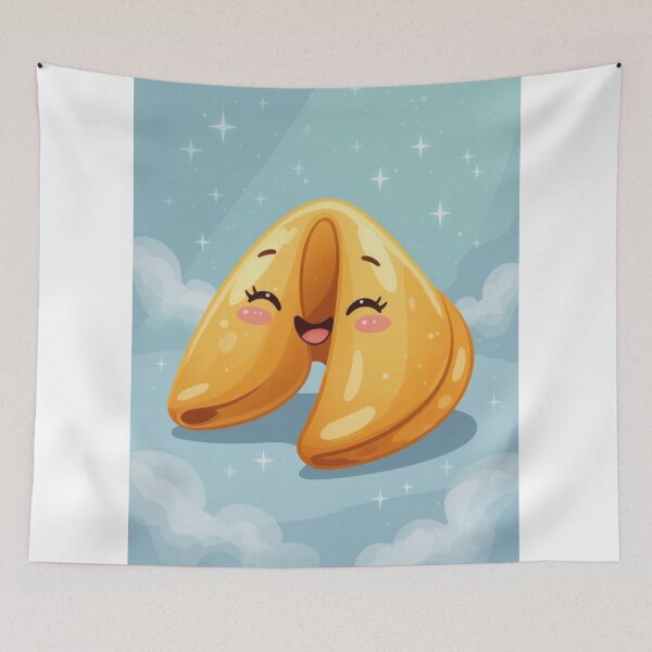 Item preview, Cute Fortune Cookie On The Clouds designed and sold by ArtQueen777.